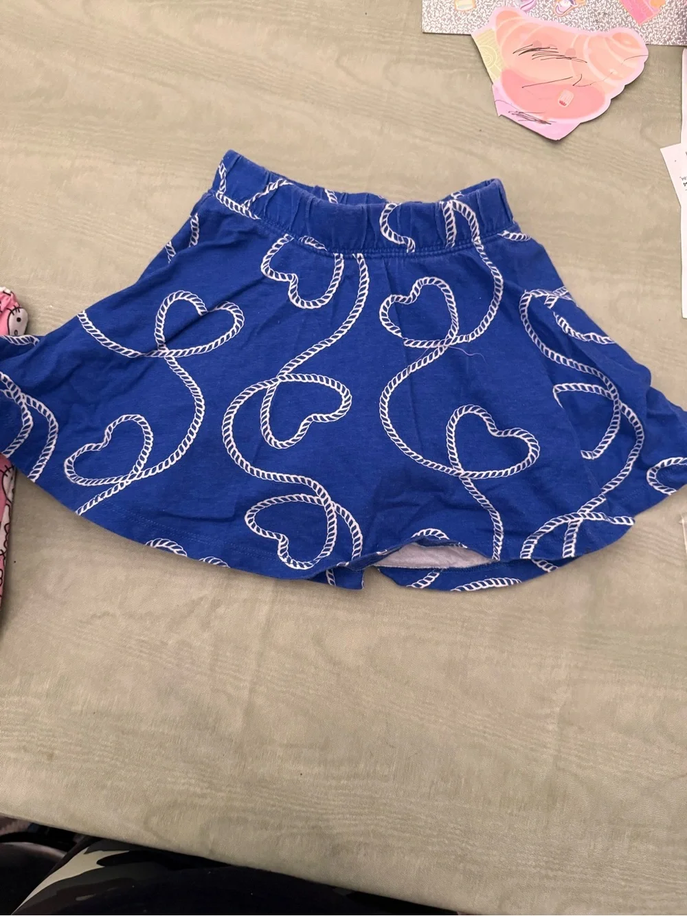 GAP Blue Baby Dress with White Rope Print